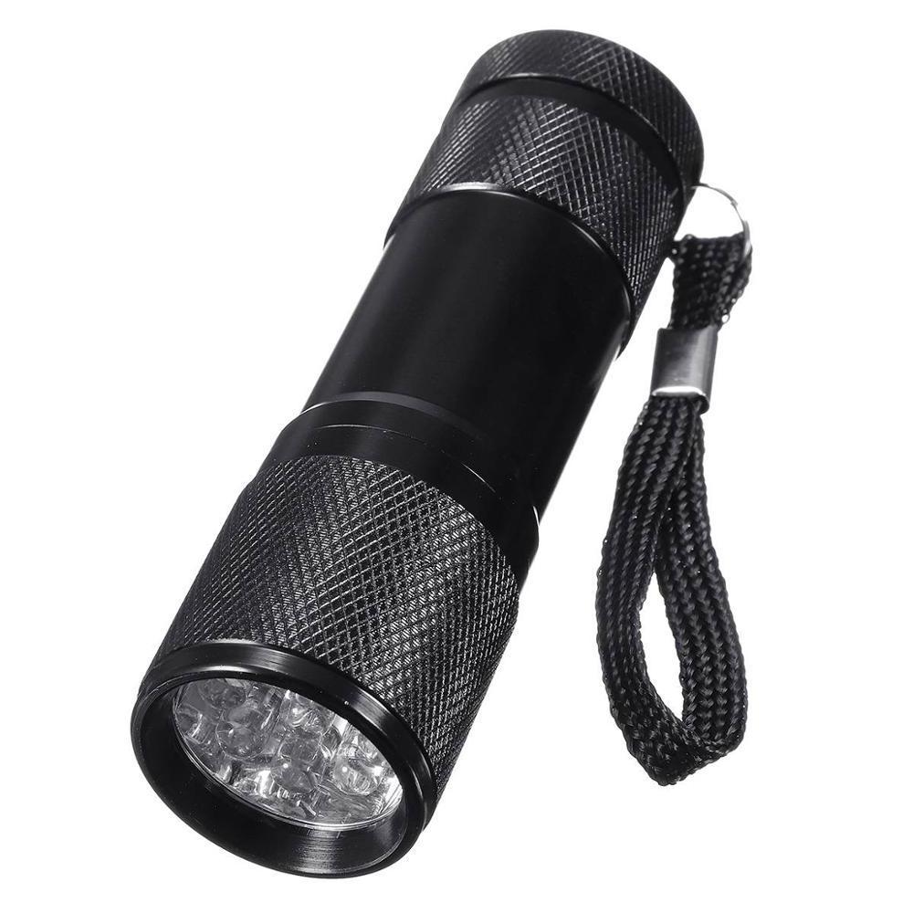 9 LED Aluminum Torch Light Red Beam 625nm Flashlight Vein Finder Aluminum Alloy Body Dry Battery Power Supply Emergency