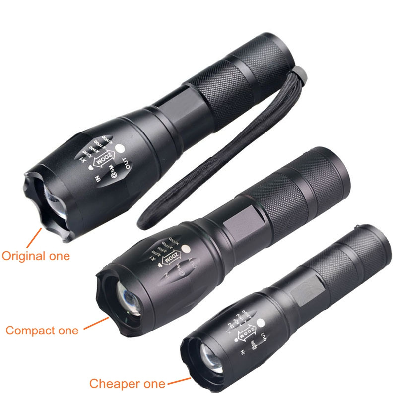 Strong Light 10w T6 LED Rechargeable Long Range Emergency Small Torch Light  Flashlight