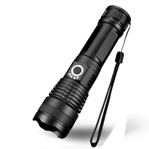 High Lumen Zoomable Most Powerful USB Rechargeable Torch XHP50 LED Aluminum Flashlight USB