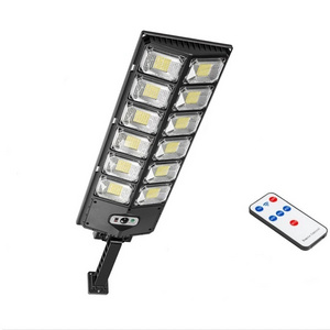 High Power 504LED Solar Flood Lights Outdoor Dusk to Dawn Motion Sensor 6500k LED Solar Pole Light with Remote Control