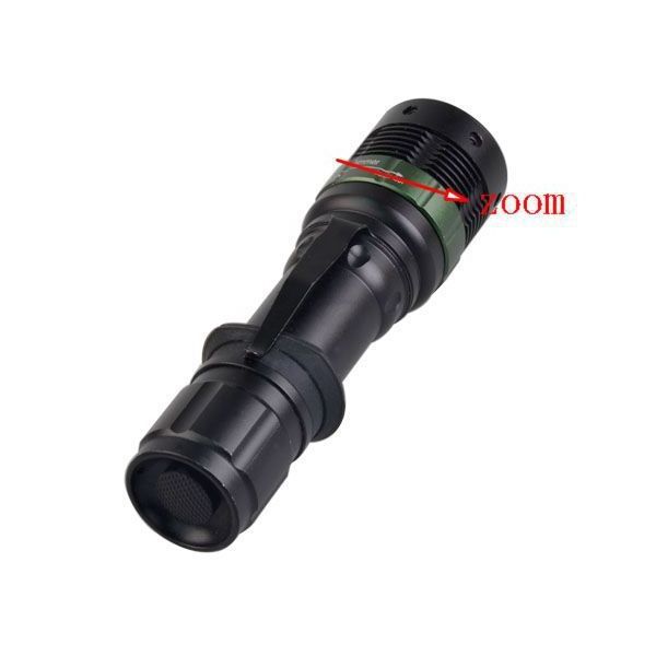 3W 625nm Long Range Fire Emergency Red LED Flashlight Night Hunting Torch Light