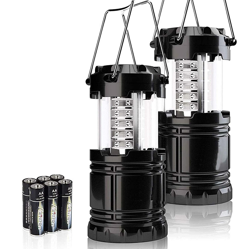 Outdoor Emergency LED Camping Lantern 30 LED Pop Lantern with AA Battery ABS Body for Garden & Emergency Situations