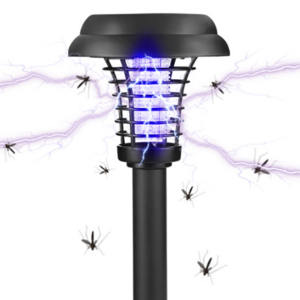 New Arrival Solar Rechargeable Dual LED Garden Light Outdoor Waterproof Mosquito Insect Killer Lamp For Yard