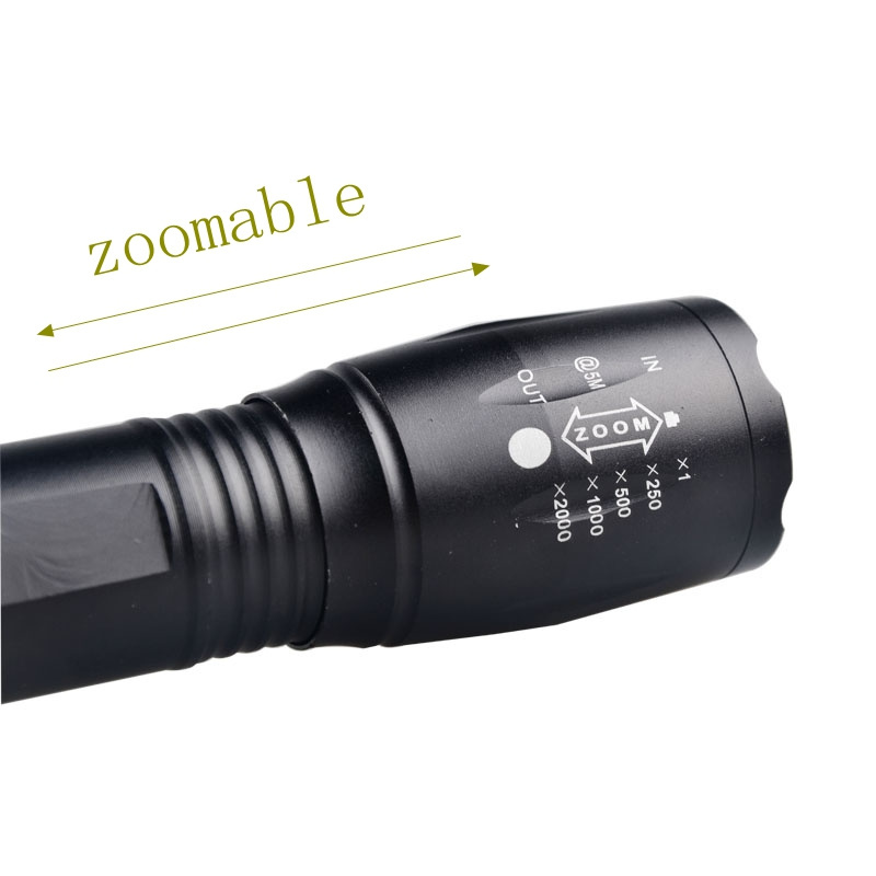 Strong Light 10w T6 LED Rechargeable Long Range Emergency Small Torch Light  Flashlight