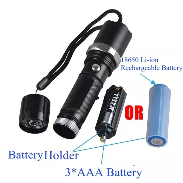 Factory Cheap Price Zoomable Powerful xpe led Security Rechargeable Linterna Torch High Lumen Rotary Zoom 1101 Flashlight