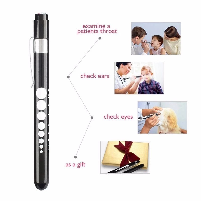 Cheap Promotional Gift 0.5W 1LED Flashlight Pens With Pen Clip