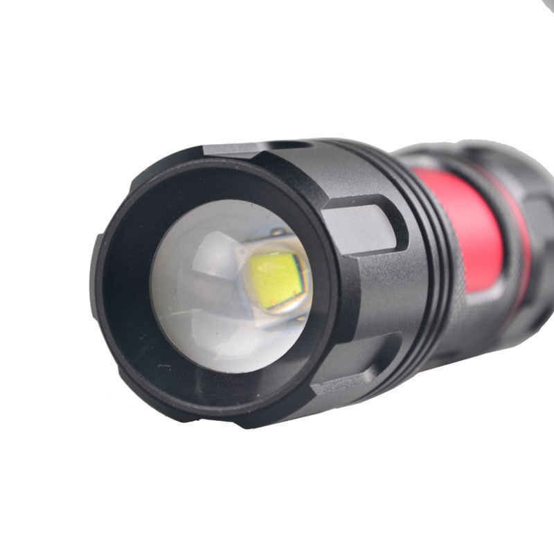 Ultra bright convoy L2 LED flashlight red aluminum 18650 or AAA zoom portable 1200 lumens xml2 led flashlight