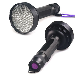 Hot Sale 395Nm Flashlight Uv 20Watt High Power Pet Urine Scorpion Detectors Large 128Led Uv Flashlight