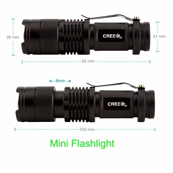 Personalized Cheap Bulk LED Mini Flashlight AA Battery Pocket Small Multi Color Mini Flashlight