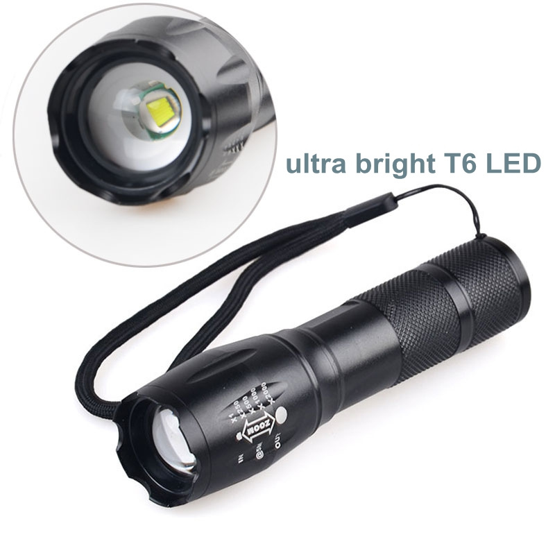 Zoom Bike Flashlight Front Light 800 Lumen T6 LED Bicycle Lamp