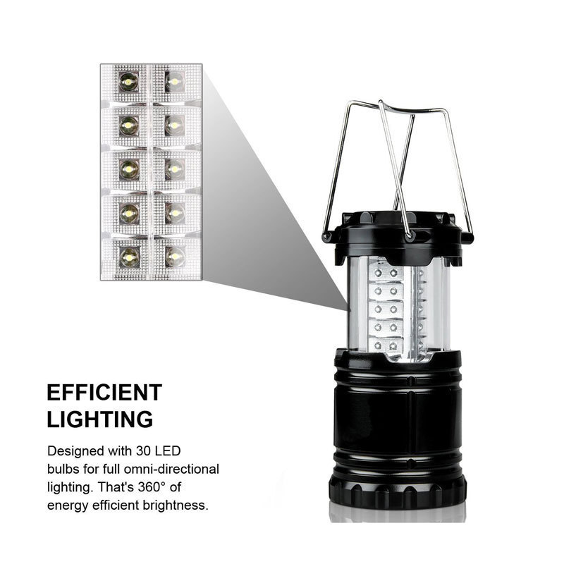 Outdoor 30 Led Camping Lantern Led Camping Light AA Battery 30 LED Camping Emergency Lantern