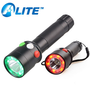 Specialized 3 Models Long Range Torch Railway Signal LED Rechargeable Flashlight