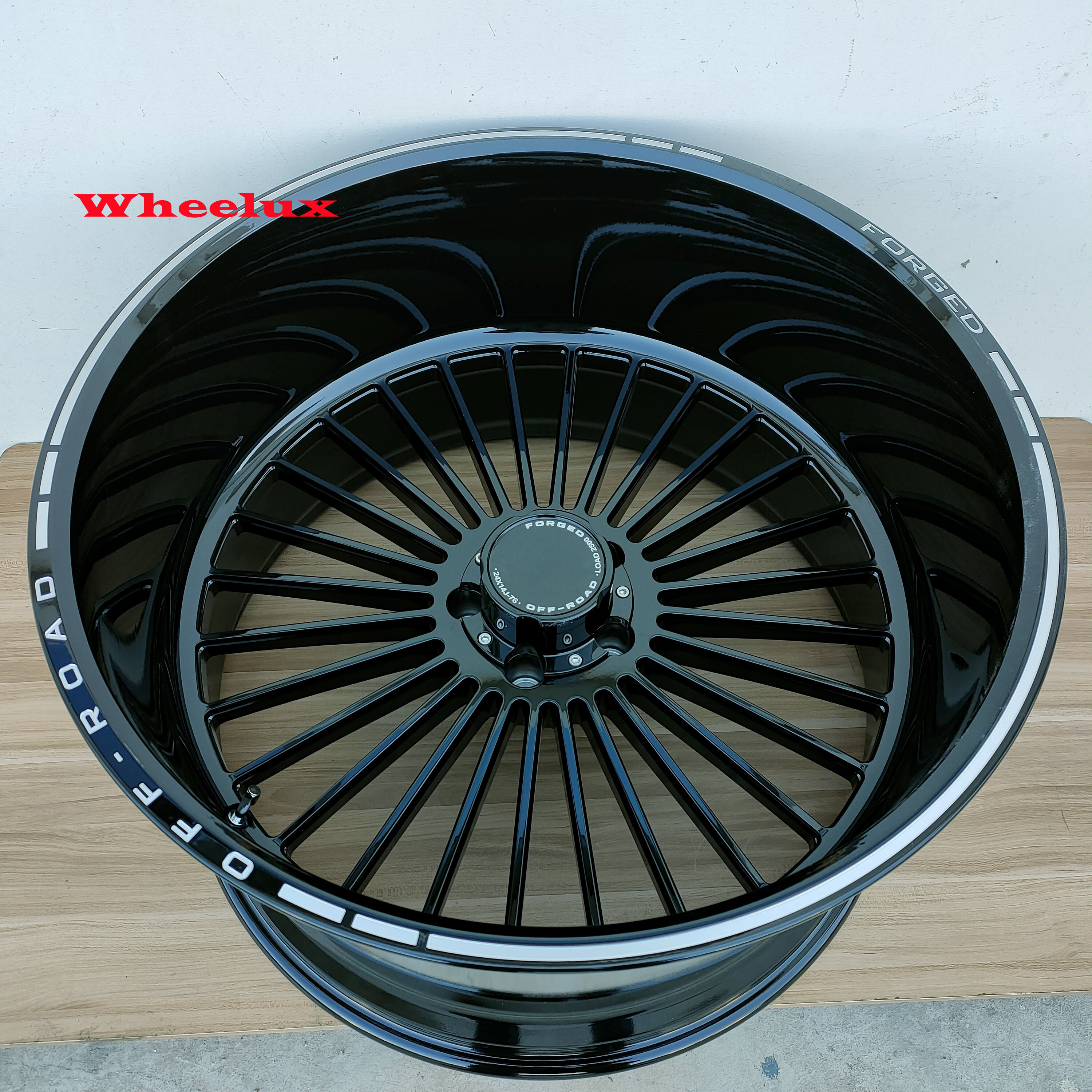 wheelux offroad  24 inch 26x12 deep dish 5 lug 5x127 forged car alloy wheel rims for jeep wrangler Deep Dish 4x4 offroad truck