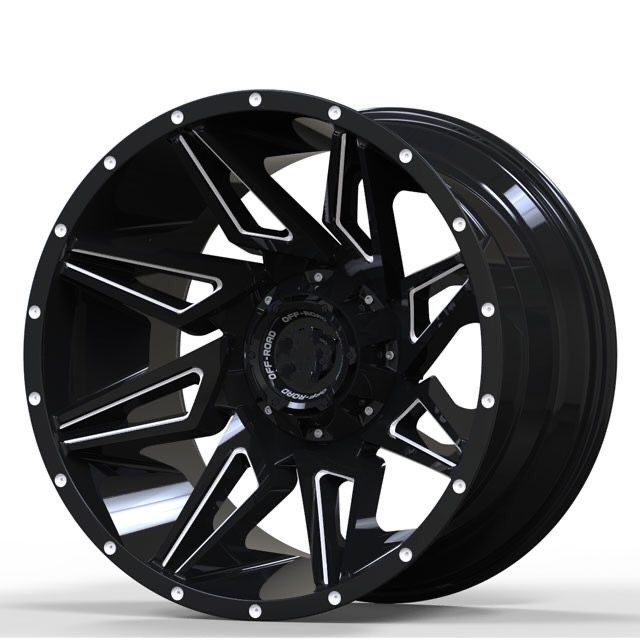 China best selling concave 20*12 car 5,6 hole aluminum alloy off-road wheels rims for North America