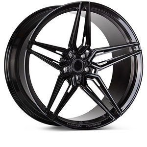 Custom  Monoblock Alloy Paint Multi Spoke Wheels Matte Black 17 18 19 20 inch Rims for E36 E46 E90 E91 E92 E93 wheels