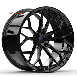 wheelux 18 19 20  21 22Inch Alloy Wheel Black  forged  Rims   for BMW M3 M4 Z4 328 M8 M5 330 X5 X6 wheels