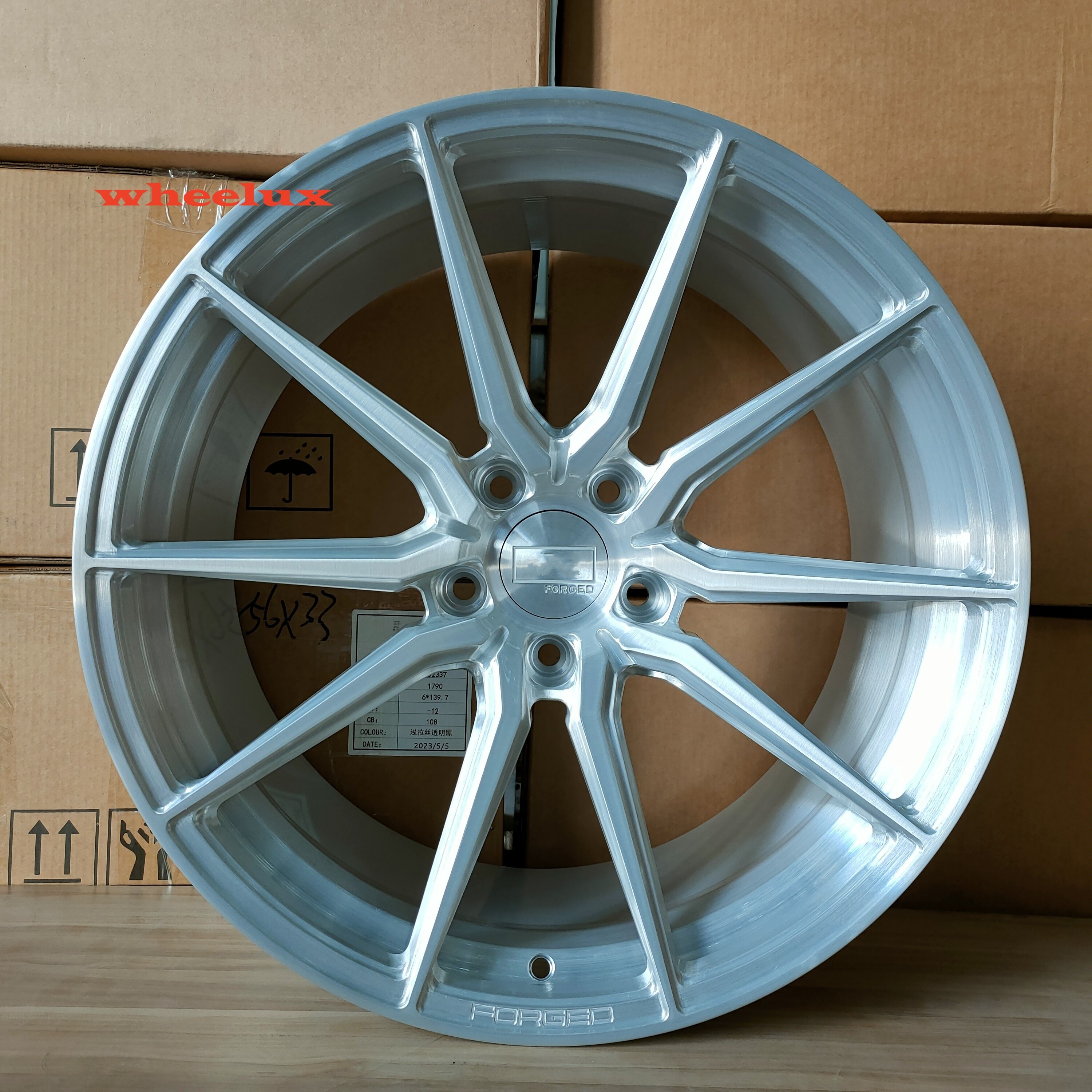 Wholesales Sliver Five Spoke5x112 5x120 18 19 20 21 22Inch Forged Wheels Rims For Mercedes Benz Chevrolet Corvette C8 Stingray