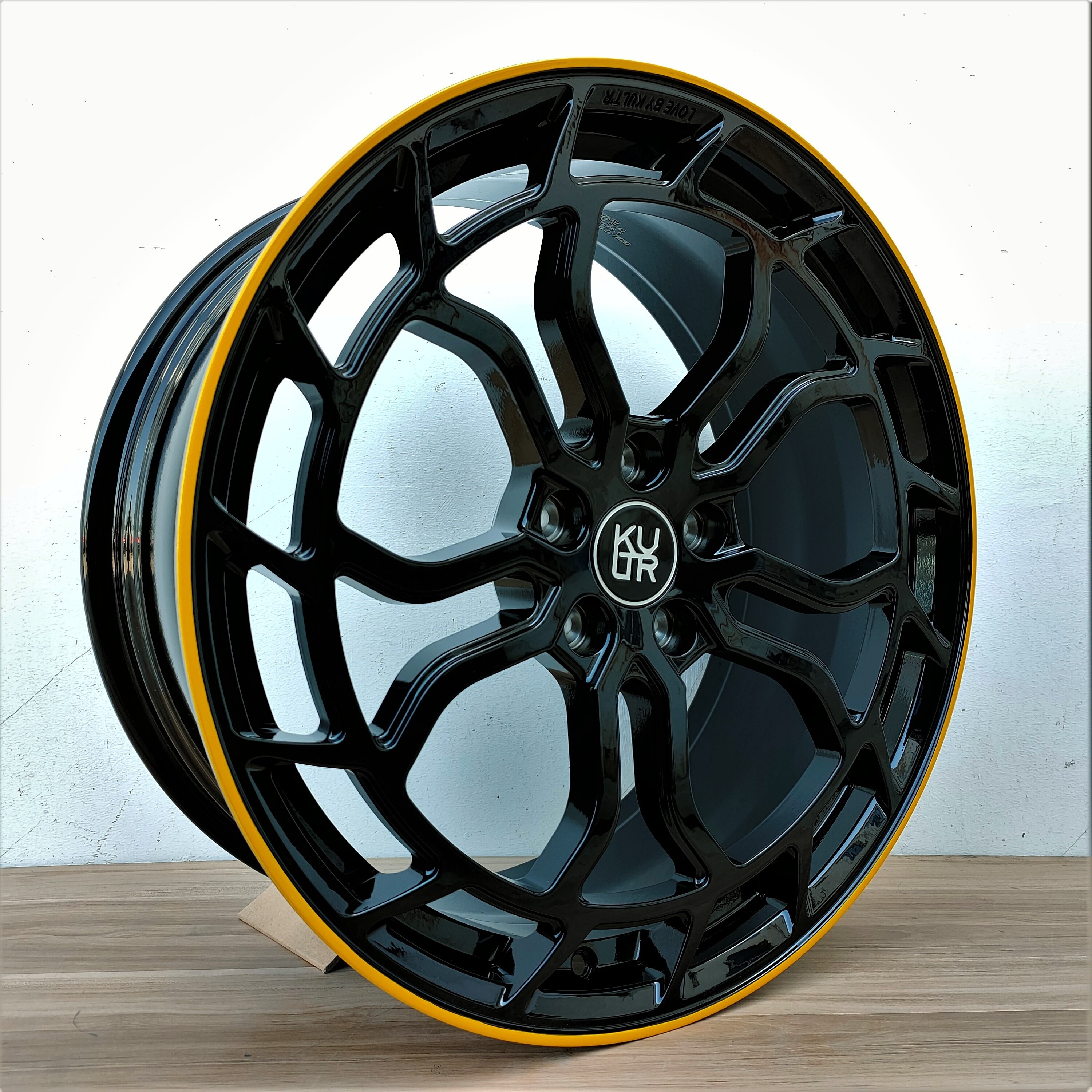 Gunmetal black 20x10 Multi Spoke yellow Lip Rims Passenger Car Alloy Wheels Silver 5x120 5x112 for BMW Mercedes Benz Maybach