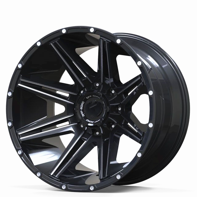 China best selling concave 20*12 car 5,6 hole aluminum alloy off-road wheels rims for North America