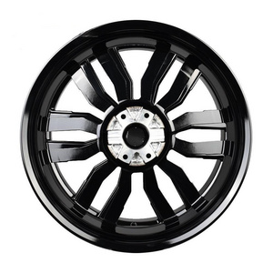 Black color negative offset forged 20 22 24 26 inch 26 x 14 26x12 deep dish truck rims for jeep wrangler land rover toyota