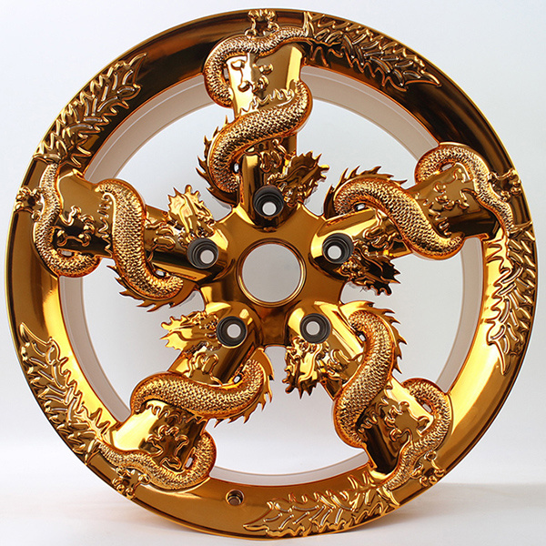 WHeelux high quality luxury custom china dragon gold forged wheels  20 21  inch5x130 5x120 6x139.7 for  passenger car wheels