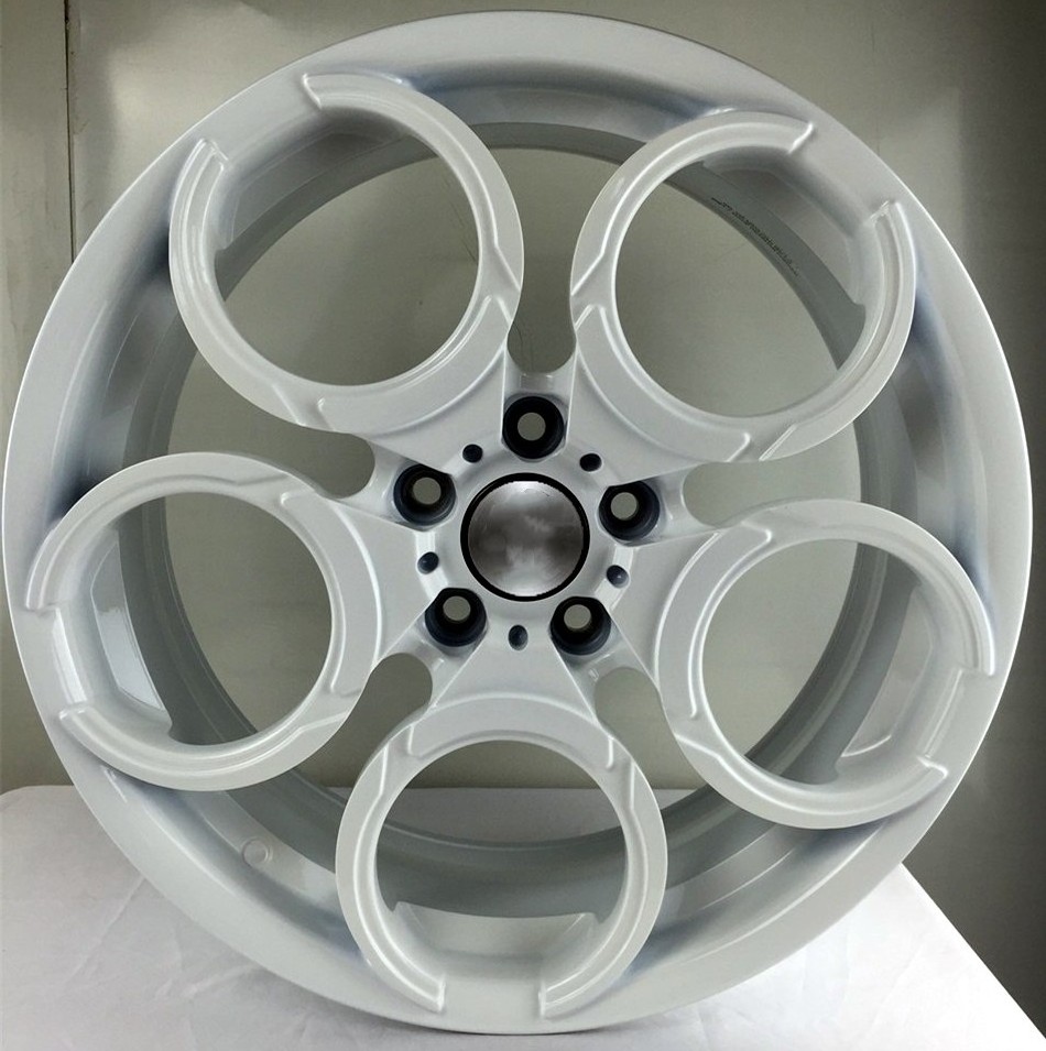 Wheelux custom white monoblock forged alloy wheels rims for passenger car wheels rims