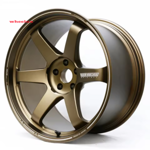 Bronze color 6 spoke deep dish design 17 18 19 20 21 22 inch pcd 5x114.3 5x120 4x4 alloy wheels for TE37