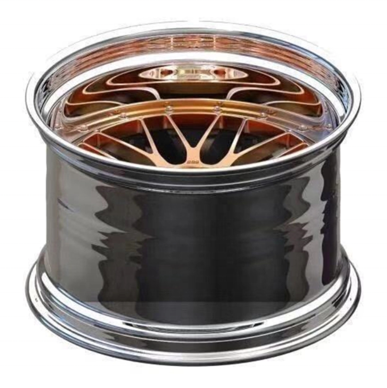 Custom gold wire wheels 18 19 20 21 22 inch forged alloy wheels