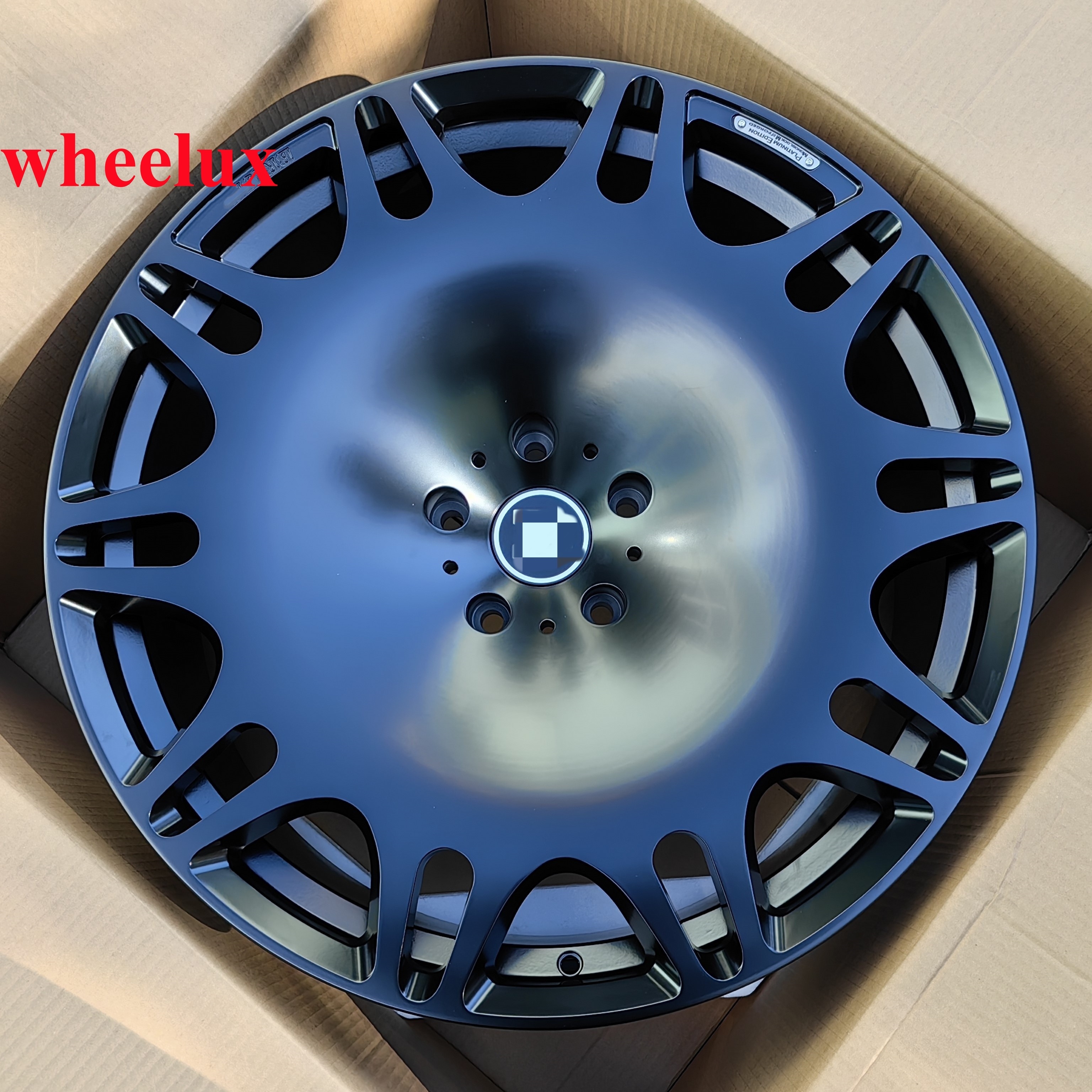 custom 19 20Inch 5x112 Front Lip Gloss Black Multi Spoke One Piece Forged Alloy Wheel For  Mercedes Benz aybach Brabus rims