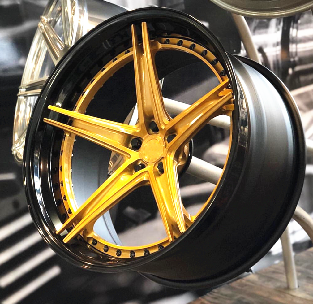 China custom wire chrome gold 20 inch 5x108 forged alloy wheels rims for luxury cars