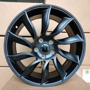 forged magnesium wheels concave matt black rays chrome alloy wheels  for Tesla Model S Model 3 Model Y