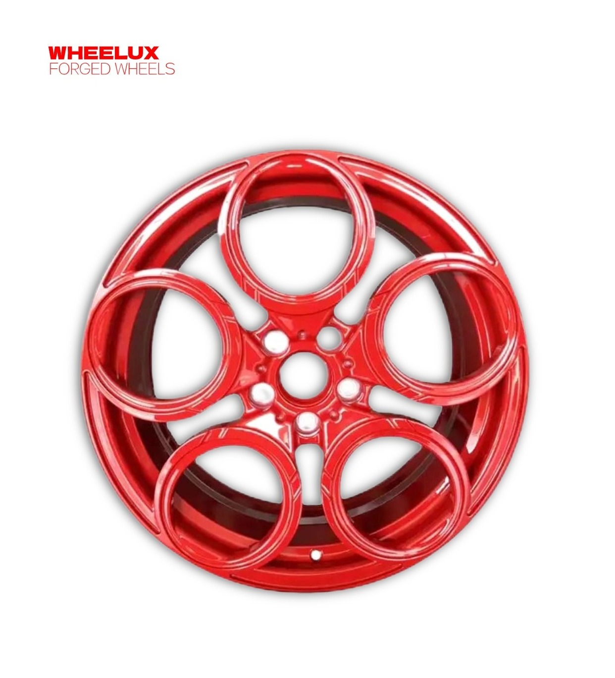 Wheelux custom white monoblock forged alloy wheels rims for passenger car wheels rims