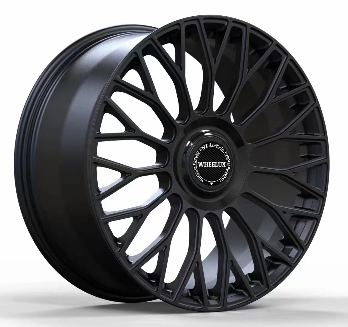 custom 18 19 20 22 Inch  Spoke 5x120 Gloss Black Star Monoblock Forged Alloy Wheel Rims For racing car