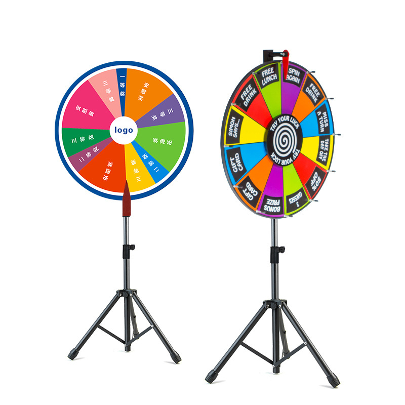 Factory Directly Supply Mental Frame Foam Board Custom Spinning Prize Wheel