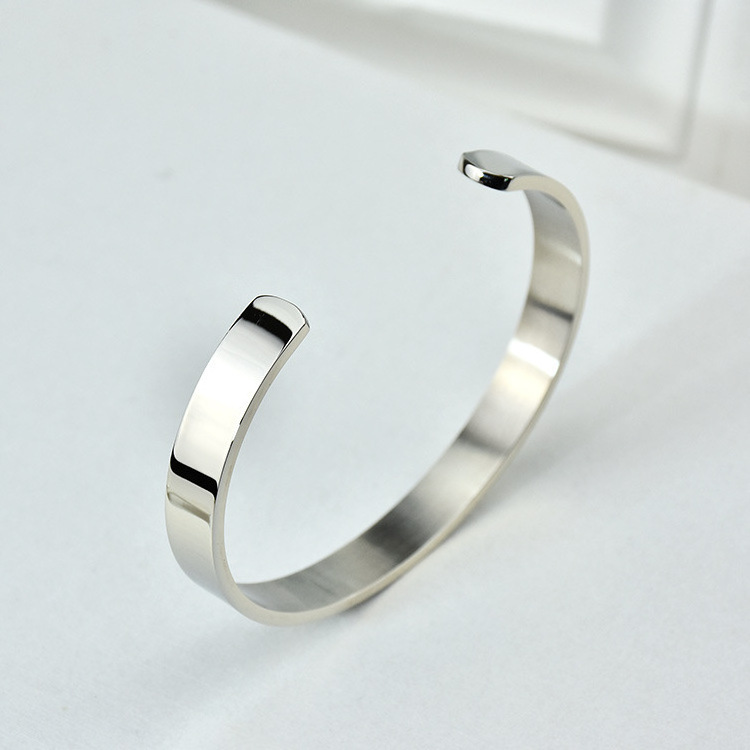 316l stainless steel bracelet adjustable bangle 14k 18k saudi gold slave bangle bracelet jewelry wholesale