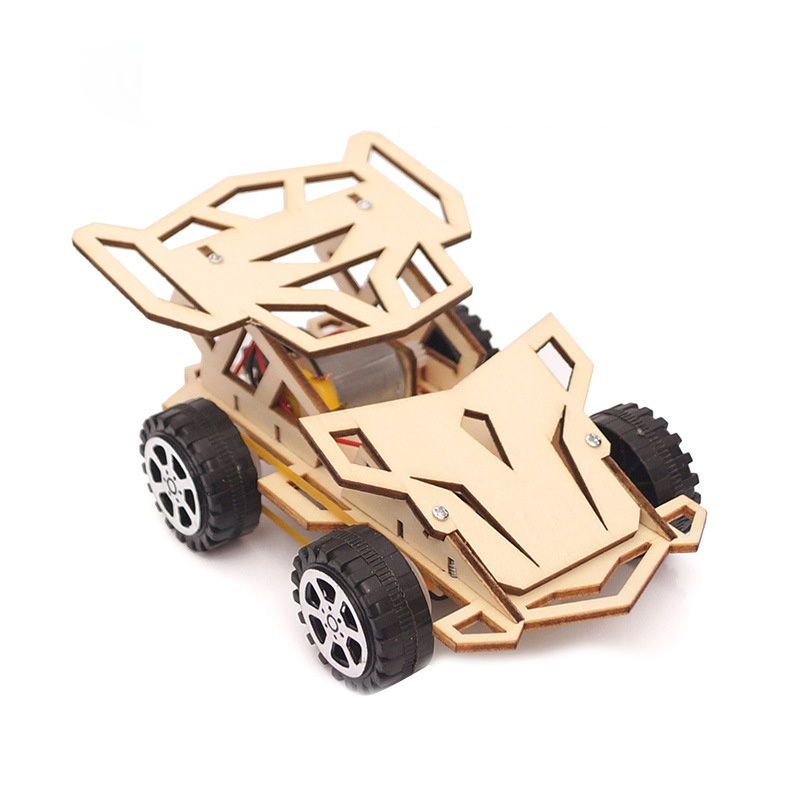 DIY Educational Remote Control Kit Science Experiments Learn Assembled Wooden Car Robot Science Kits Stem Toys for kids