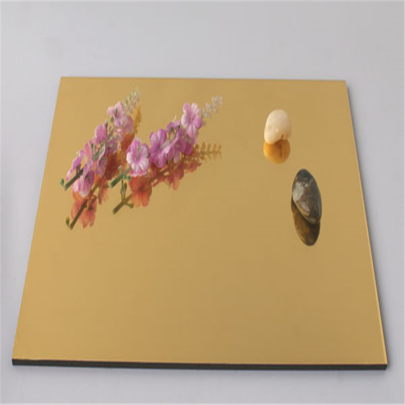 Gold MIRROR SILVER MIRROR ALUCOBOND Aluminum Composite Panel for wall decoration