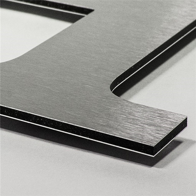 4mm Alucobond 1220x2440mm Fachadas em ACM panel de aluminio compuesto brushed