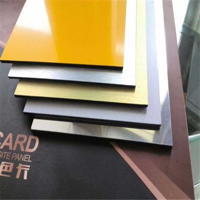 2019 Factory Wholesale Cheap Glossy Color Finished Alucobond 3/4mm aluminum plastic composite panel price acm/acp sheets