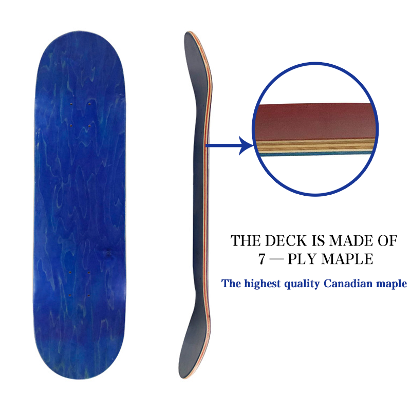 wood deep concave 8.25 baker carbon fibre carbon bamboo darkstar wooden teck print skateboard deck