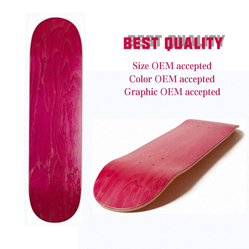 china wholesale cheap custom print canadian maple wood pro deck blank skateboard skate decks custom skateboard decks