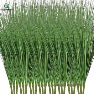 Artificial Plants Tall Onion Grass Greenery UV Resistant Outdoor Plants Wheat Grass for House Shrubs Home Room Gardening Decor