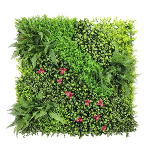 40" x 40" Artificial Plant Fence Panel Faux Leaves Grass Wall Privacy Screen Panel Decorative for Indoor Outdoor