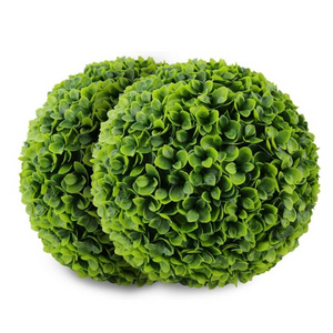 Artificial Plant Topiary Ball Faux Boxwood Decorative Balls for Backyard Balcony Garden Wedding and Home Decor