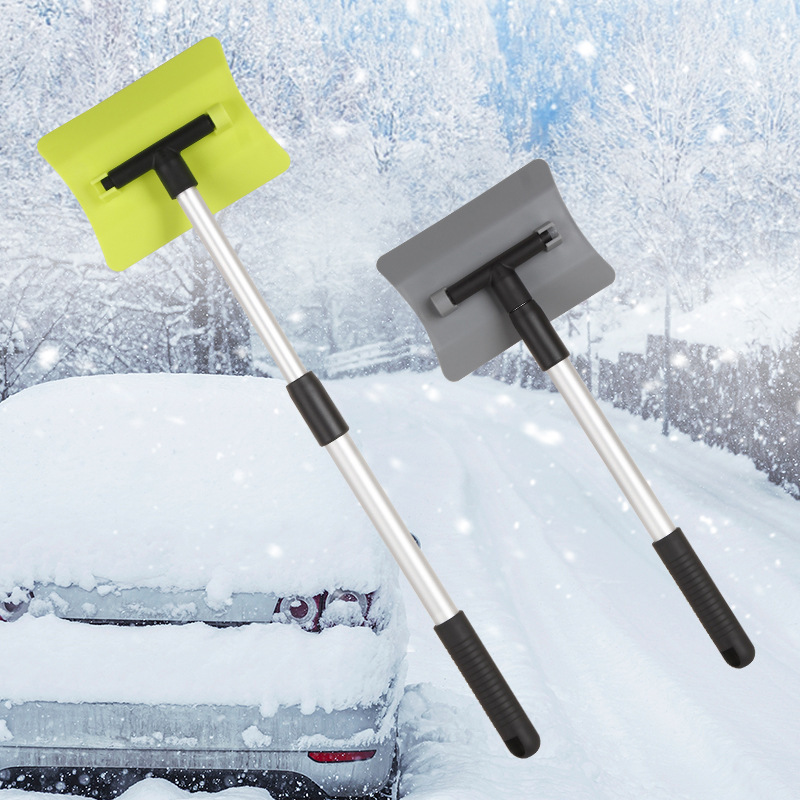 New winter car extendable snow ice scraper water clean brush car windshield cleaning tool