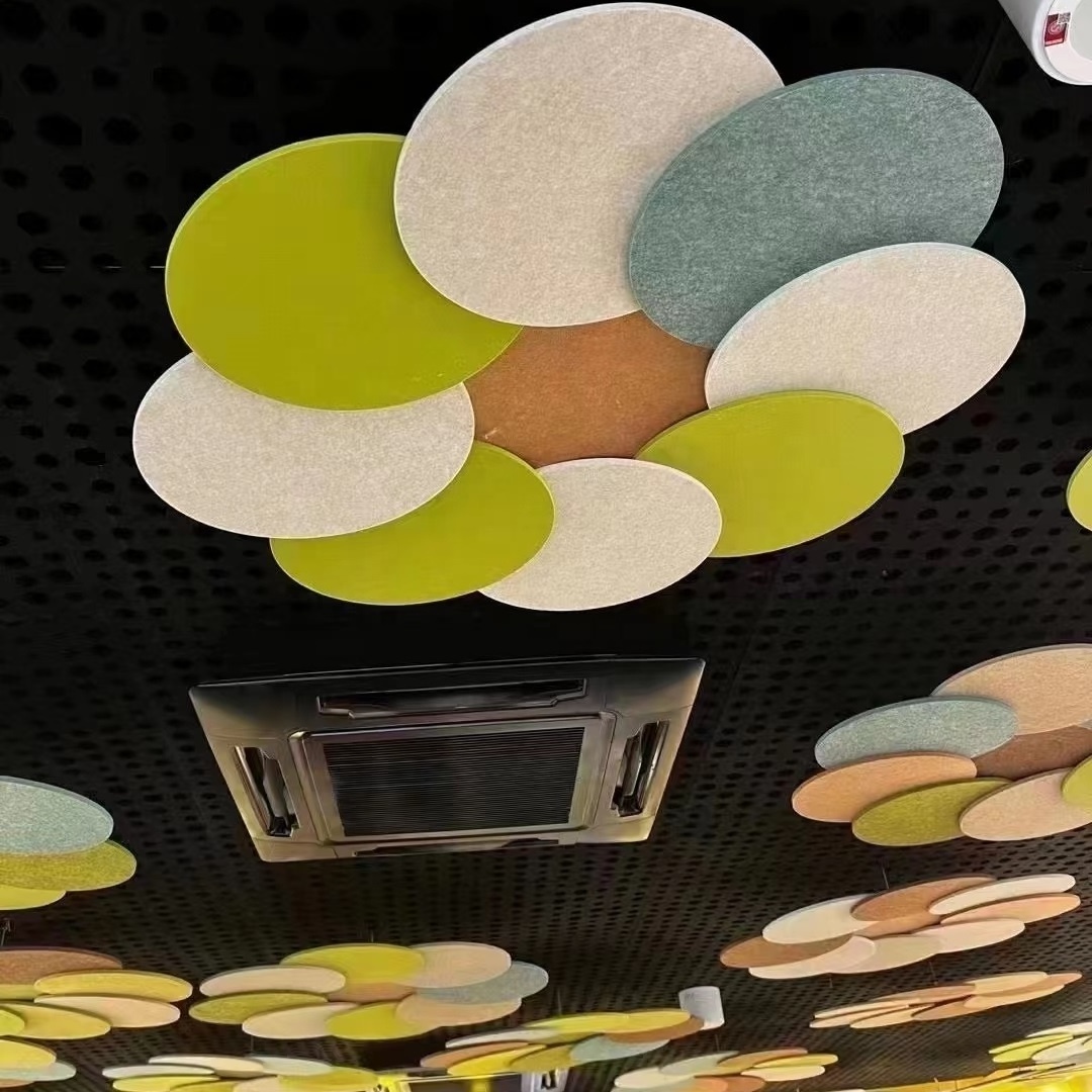 polyester acoustic panel ceiling baffle hanging ceiling cloud