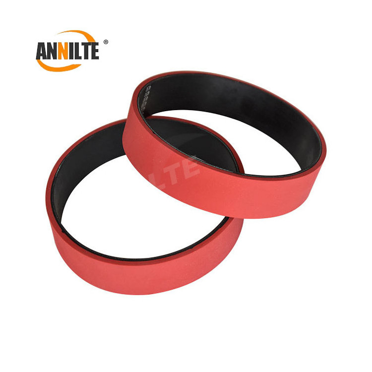 Annilte Rubber Coating Industrial Rubber Flat Belt for sorting page machine