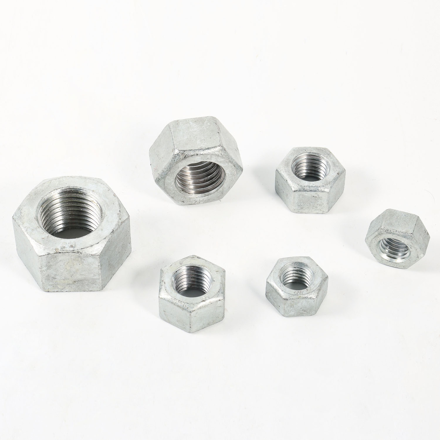 ANSI JIS Blue Dyed Cadmium Plated Stainless Steel Carbon Steel M3 M4 M5 M6 M7 M8 M10 Heavy Hex Nuts Material A 194