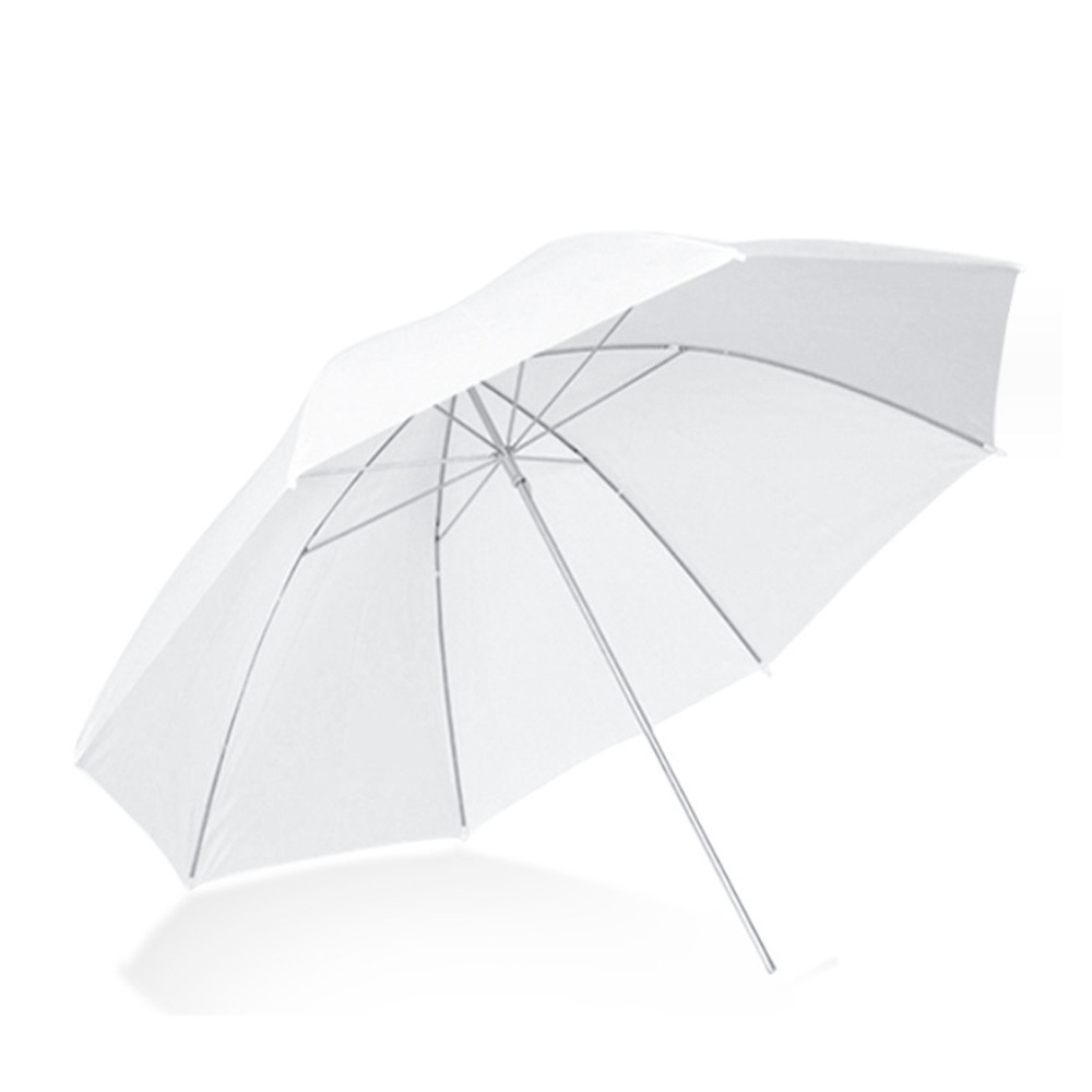 White light-transmitting 33-inch photography umbrella flash using soft light umbrella