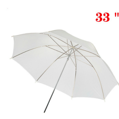 White light-transmitting 33-inch photography umbrella flash using soft light umbrella